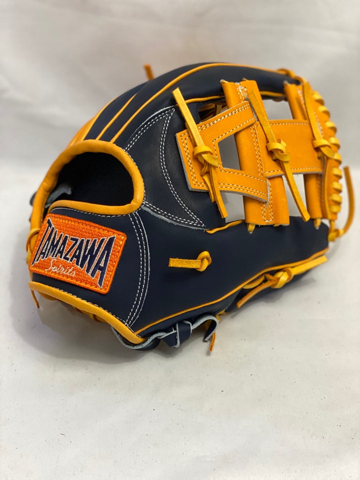 【1点物✨新品】玉澤 軟式グラブ カラフル オーダーサンプル 玉澤 軟式限定glove 内野手用spec 【colour】オレンジ 【ウェブ