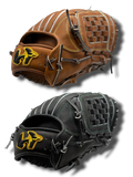 【湯もみ型付け加工済】西島印入り　ワールドペガサス　硬式・軟式兼用グラブ　WGN6PT56SPS 内野オールラウンド兼投手用　ブリックブラウン　ブラック　フィンガーシフトタイプ