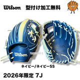 NEW【型付け加工無料】 wilson　 ウイルソン　2026年秋冬限定モデル　D-MAX  少年軟式グラブ　RDBFA7JH  　7J(87ミニ）　