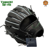 NEW【湯もみ型付け加工無料】　2026年限定モデル　アトムズ（ATOMS）　硬式グラブ（硬式グローブ）　Neo Professional Line　 右投用 内野手用 高校硬式・中学硬式対応 AKG-021B ブラック　グリーンラベル　サード　オールラウンドサイズ 掴み　縦型 牧秀吾モデル