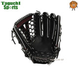 【NEW】【和牛JBグラブ】【宮崎和牛】【プロティオス型付け加工無料】【ユースモデル】中学硬式　少年硬式　硬式グラブ　硬式グローブ　少年用　外野手用　サイズ12.25インチ　JB26-Y009BK　ブラック 右投げ・左投げ　小指2本入れ　コユニ　【中学硬式全リーグ】