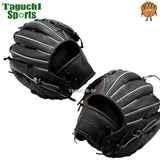 【NEW】【和牛JBグラブ】【宮崎和牛】【プロティオス型付け加工無料】【ユースモデル】中学硬式　少年硬式　硬式グラブ　硬式グローブ　内野手用　少年用オールラウンドサイズ　JB25-J000　ブラック 右投げ・左投げ　【中学硬式全リーグ】