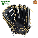 NEW【型付け加工無料】Genuine ジェニュイン　硬式グラブ　プロ仕様　　外野手用グラブ　M8  トンボ（クロスウェブ）  ブースト機能付き　インペリアルブラック（ブラックネイビー）　右投げ
