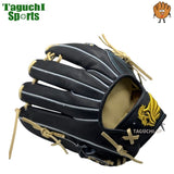 NEW【型付け加工無料】Genuine ジェニュイン　硬式グラブ　プロ仕様　　外野手用グラブ　M8  トンボ（クロスウェブ）  ブースト機能付き　インペリアルブラック（ブラックネイビー）　右投げ