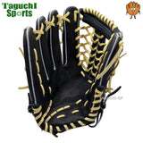 NEW【型付け加工無料】Genuine ジェニュイン　硬式グラブ　プロ仕様　　外野手用グラブ　M8 Tウェブ（網ウェブ） ブースト機能付き　インペリアルブラック（ブラックネイビー）　左投げ