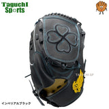 NEW【型付け加工無料】Genuine ジェニュイン　硬式グラブ　プロ仕様　　投手用グラブ　T1 王冠スタイル 30cm ブースト機能付き　インペリアルブラック（ブラックネイビー）　右投げ