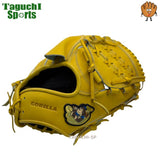 NEW【型付け加工無料】限定ウェルダーラベル　 ごりら印の野球道具 　硬式投手用グラブ　001型　オーソドックス　縦横型