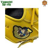 NEW【型付け加工無料】限定ウェルダーラベル　 ごりら印の野球道具 　硬式投手用グラブ　001型　オーソドックス　縦横型