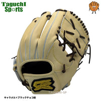 NEW【型付け加工無料】GS ゴリラスポーツ　硬式内野手用グラブ　当て挟み型 5mmアップ　キャラメル　高校硬式：中学硬式（全リーグ対応）