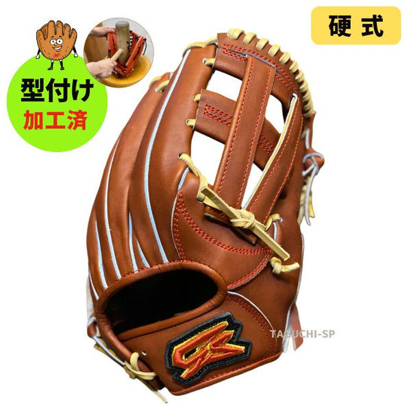 NEW【大井型付け加工済】Gorilla Sports　ゴリラスポーツ　ゴリスポ　硬式グラブ　硬式グローブ　内野手用　鬼サード型　チョコ　右投げ用　ONI-56