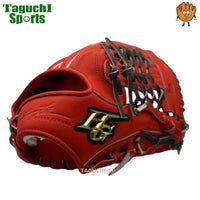 NEW【湯もみ型付け加工無料】ハイゴールド　硬式グラブ　内野手用　SKG-035SP 　バーニングオレンジ　内野オールラウンドサイズ　中学硬式全リーグ対応