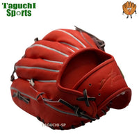 NEW【湯もみ型付け加工無料】ハイゴールド　硬式グラブ　内野手用　SKG-035SP 　バーニングオレンジ　内野オールラウンドサイズ　中学硬式全リーグ対応