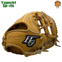 NEW【湯もみ型付け加工無料】ハイゴールド　硬式グラブ　内野手用　SKG-0425SP 　タン　内野オールラウンドサイズ 　中学硬式全リーグ対応