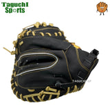 NEW【湯もみ型付け加工済み】 ハタケヤマ　軟式用キャッチャーミット　中型深め　9型　Uバック　TH-M9BUP　ブラック 中学軟式・一般軟式