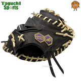 NEW【湯もみ型付け加工無料】【2025年モデル】【JUNKEI GLOVE】【ジュンケイグラブ】　店舗別注　オリジナル定番　硬式グラブ　硬式グローブ　硬式キャッチャーミット　捕手用　JG-203A　ブラック　右投げ用