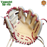 NEW【湯もみ型付け加工無料】【2025年モデル】【JUNKEI GLOVE】【ジュンケイグラブ】　店舗別注　オリジナル定番H　硬式グラブ　硬式グローブ　内野手用　JG-33A　ミルクブラウン　右投げ用