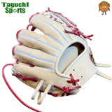 NEW【湯もみ型付け加工無料】【2025年モデル】【JUNKEI GLOVE】【ジュンケイグラブ】　店舗別注　オリジナル定番H　硬式グラブ　硬式グローブ　内野手用　JG-33A　ミルクブラウン　右投げ用