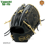 NEW【型付け加工無料】80周年記念　ジュンケイグラブ　店舗別注　硬式グラブ　キップレザー　カラスブラック　509型　サード〜オールラウンド