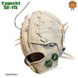 NEW【湯もみ型付け加工無料】【2025年モデル】【JUNKEI GLOVE】【ジュンケイグラブ】　店舗別注　オリジナル定番D　硬式グラブ　硬式グローブ　内野手用　JG-593A　ミルクブラウン　右投げ用