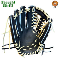 NEW【湯もみ型付け加工無料】【2025年モデル】【JUNKEI GLOVE】【ジュンケイグラブ】　店舗別注　オリジナル定番E　硬式グラブ　硬式グローブ　外野手用　JG-703A　ブラック　左投げ用