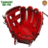 NEW【湯もみ型付け加工で仕上げます！】久保田スラッガー　硬式用グラブ　硬式用グローブ　KSG-MP2　内野手用　セカンド・ショート・サード用　GRオレンジ×バーガンディ 　DPオレンジ×タン