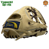 NEW【湯もみ型付け加工で仕上げます】久保田スラッガー　クボタスラッガー　限定　軟式グラブ（軟式グローブ）　KSN-SR1　グラブ　大人　内野手用　小さめ（中野選手モデルと同サイズ）折り返しハーフ　内野用　トレンチ×バーガンディ　中学軟式　野球部　草野球