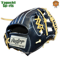 NEW【湯もみ型付け加工無料】【2025年モデル】Rawlings　ローリングス HOH(R) PREMIUM　ハートオブザハイド プレミアム　硬式グラブ　硬式グローブ　内野手用　Vブラック　GH5HPCK4H