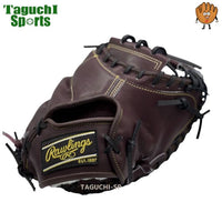 NEW【湯もみ型付け加工無料】【2025年モデル】Rawlings　ローリングス HOH(R) PREMIUM　ハートオブザハイド プレミアム　硬式グラブ　硬式グローブ　硬式キャッチャーミット　捕手用　バーガンディ　GH5HPMSW