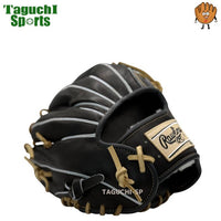 NEW【湯もみ型付け加工済み】【即戦力】【フィンガーシフト（コユ二）】ローリングス　軟式グラブ　セカンド・ショート用　11.25インチ　ポケット深め　HOH 　プロエクセル　GR5HENP2FS ブラック