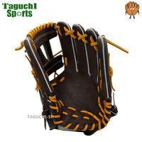 NEW【湯もみ型付け加工済み】【即戦力】【フィンガーシフト（コユ二）】ローリングス　軟式グラブ　セカンド・ショート用　12インチ　　HOH 　プロエクセル　GR5HENP6FS ブラック　