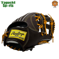 NEW【湯もみ型付け加工済み】【即戦力】【フィンガーシフト（コユ二）】ローリングス　軟式グラブ　セカンド・ショート用　12インチ　　HOH 　プロエクセル　GR5HENP6FS ブラック　