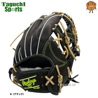 NEW【湯もみ型付け加工済み】【即戦力】【ウィザード#02】【フィンガーシフト（コユ二）】ローリングス　軟式グラブ　外野手用　　GR5HW2B87MG　ブラック