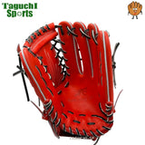 NEW【2025年モデル】【湯もみ型付け加工無料】RYU 　硬式グラブ　外野手用　小指2本　Pオレンジ　右投　高校野球対応 　701型【開きやすく：掴みやすい】