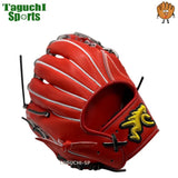 NEW【2025年モデル】【湯もみ型付け加工無料】RYU 　硬式グラブ　外野手用　小指2本　Pオレンジ　右投　高校野球対応 　701型【開きやすく：掴みやすい】