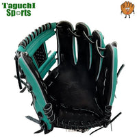 NEW【2025年モデル】【湯もみ型付け加工で仕上げます】【GLOVE STUDIO RYU】　RYU　リュウ　硬式グラブ　硬式グローブ　内野手用（ショート・サード用）　右投げ用　G502型　ブラック×Tブルー【門脇誠モデル】