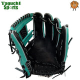 NEW【2025年モデル】【湯もみ型付け加工で仕上げます】【GLOVE STUDIO RYU】　RYU　リュウ　硬式グラブ　硬式グローブ　内野手用（ショート・サード用）　右投げ用　G502型　ブラック×Tブルー【門脇誠モデル】