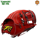 NEW【2025年モデル】【湯もみ型付け加工無料】RYU 　硬式グラブ　内野手用グラブ　縦型　Pオレンジ　右投　高校野球対応 　G5 【開きやすく：掴みやすい】