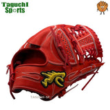 NEW【湯もみ型付け加工無料】RYU 　硬式グラブ　投手用　KAN 　縦横型　Pオレンジ　右投　高校野球対応　【掴みやすい】