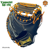 NEW【湯もみ型付け無料】【2024年モデル】玉澤　タマザワ　TAMAZAWA　DULUXE FIELD　硬式キャッチャーミット　硬式グラブ　硬式グローブ 右投げ用　浅め型　親指湾曲芯　TKC-TL2DX　ブラック×タン