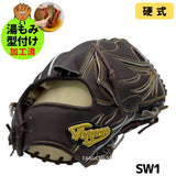 NEW【湯もみ型付け加工済み】てっぺん　Teppen　硬式グラブ　硬式グローブ　投手用　Bブラウン　店舗別注モデル　SW1