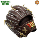 NEW【湯もみ型付け加工済み】ウィルソン(Wilson) 硬式グラブ（グローブ） 　外野手用グラブ　D8 ウイルソンスタッフ 高校野球・中学硬式 対応カラー　12.5インチ　 Dブラウン WBW102921