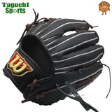 NEW【湯もみ型付け加工無料】【2026年モデル】【Wilson Staff】ウィルソンスタッフ デュアル　硬式グラブ　硬式グローブ　外野手用　左投げ用　WBW102924　ブラックSS　D8型