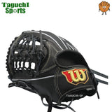 NEW【湯もみ型付け加工無料】【2026年モデル】【Wilson Staff】ウィルソンスタッフ デュアル　硬式グラブ　硬式グローブ　ユーティリティー用　オールラウンド用　左投げ用　WBW102948　DU型　ブラックSS