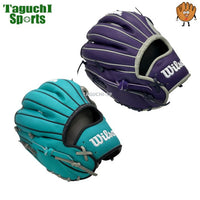 NEW【湯もみ型付け加工無料】ウイルソン(WILSON) 限定　軟式グラブ　スピンコントロールレザー　1723型　　WBW103798 WBW103802  RHL1723H 　外崎型　小指2本推奨（コユニ）