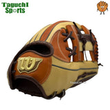 NEW【2025年モデル】【プロフィット型付け加工無料】【WILSON QUEEN DUAL】ウィルソン ウイルソン クイーンデュアル　女子ソフトボール用グラブ　女子ソフトボールグローブ　内野手用　87型　WBW103151　Tオレンジ×ブロンドSS