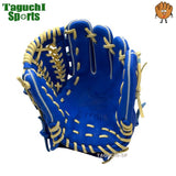 NEW【メーカー湯もみ型付け済】【選手に合わせて型を整えて再度当店で型付けします！】【2026年モデル】ジームス(ZEEMS)　　限定 少年軟式用グラブ　少年軟式用グローブ 16DJN5　直刺繍コウモリラベル　右投げ　大型　ブルー　小学校5年～中学生向け