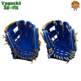 NEW【メーカー湯もみ型付け済】【選手に合わせて型を整えて再度当店で型付けします！】【2026年モデル】ジームス(ZEEMS)　　限定 少年軟式用グラブ　少年軟式用グローブ 20DJN5　直刺繍コウモリラベル　右投げ　大型　ブルー×タン紐　小学校5年～中学生向け