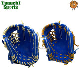 NEW【メーカー湯もみ型付け済】【選手に合わせて型を整えて再度当店で型付けします！】【2026年モデル】ジームス(ZEEMS)　　限定 少年軟式用グラブ　少年軟式用グローブ 28CJN5　直刺繍コウモリラベル　右投げ　中型　ブルー　小学校3年～6年生向け
