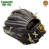NEW【湯もみ型付け加工済み】即戦力加工　小指2本　硬式グラブ 外野手用　プロステイタス　BPROG771　サイズ9　BPROG771　 ブラウン・Pブラウン紐　3732